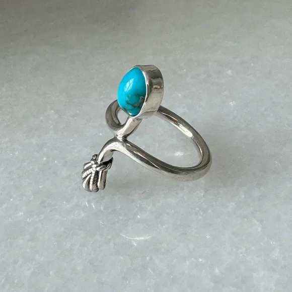 NWOT Sundance Desert Lion Ring, Turquoise, Sterling Silver - Picture 3 of 5